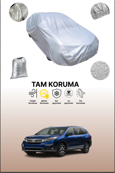 dokaca غطاء سيارة رمادي متوافق مع هوندا بايلوت 4، غطاء سيارة، غطاء واقي