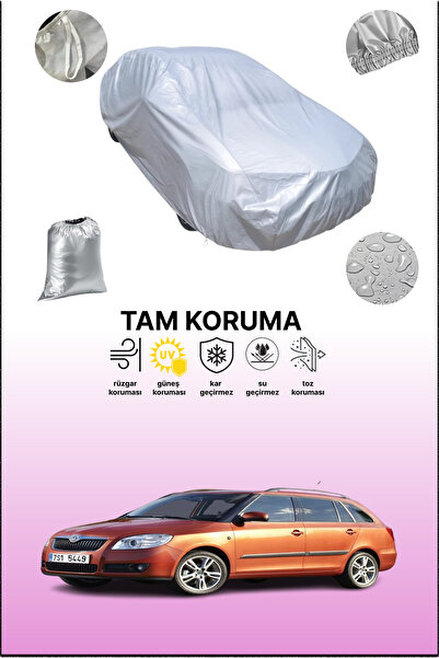 dokaca غطاء سيارة متوافق مع سكودا فابيا كومبي 2008 - 2014، غطاء سيارة، غطاء واقي