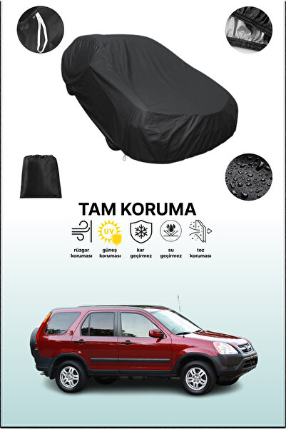 dokaca غطاء سيارة متوافق مع هوندا سي آر-في 2002 - 2004، أسود اللون، غطاء واقي...