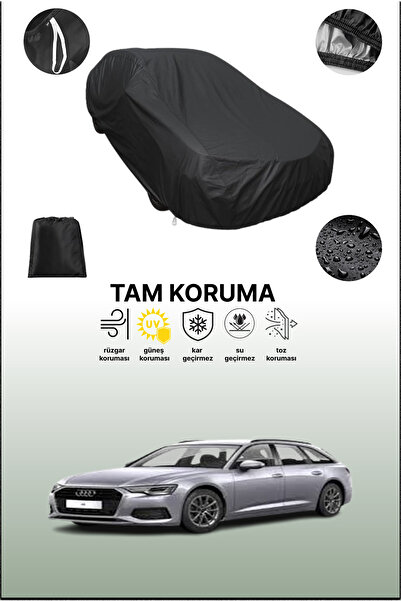 dokaca غطاء سيارة متوافق مع أودي A6 أفانت (C8) 2018 - 2021 باللون الأسود، غطا...