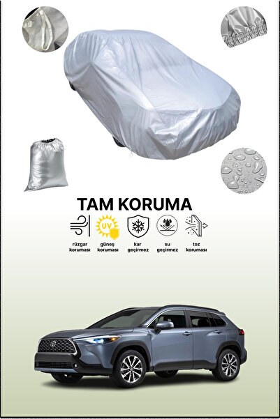 dokaca غطاء سيارة تويوتا كورولا كروس رمادي اللون، غطاء سيارة، غطاء واقي