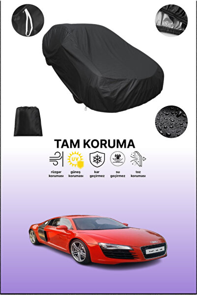 dokaca غطاء سيارة متوافق مع أودي R8 V10 2012 - 2015، غطاء واقي، غطاء سيارة أسود