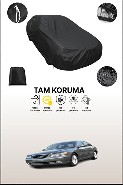 dokaca غطاء سيارة متوافق مع هيونداي جرانديور/أزيرا 4 باللون الأسود، غطاء واقي...