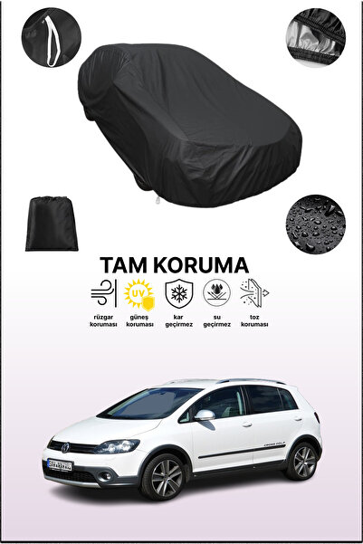 dokaca غطاء سيارة متوافق مع فولكس فاجن كروسجولف 2010 - 2021، غطاء واقي، غطاء سيارة أسود