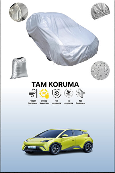 dokaca غطاء سيارة رمادي متوافق مع بي واي دي سيجول، غطاء سيارة، غطاء واقي