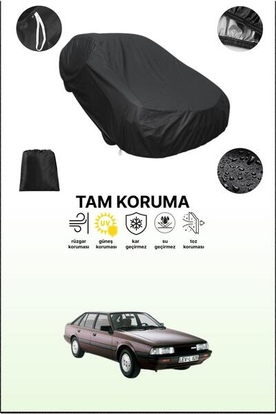 dokaca غطاء سيارة متوافق مع مازدا 626 2 باللون الأسود، غطاء واقي، غطاء سيارة