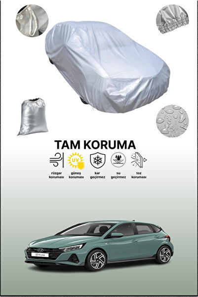 dokaca Gri Hyundai I20 3 Uyumlu Oto Branda, Araba Brandası, Koruyucu Örtü