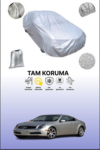 dokaca غطاء سيارة رمادي متوافق مع نيسان سكايلاين كوبيه 2002 - 2007، غطاء سيار...