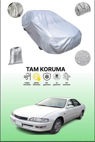 dokaca غطاء سيارة رمادي متوافق مع تويوتا كورونا إكسيف، غطاء سيارة، غطاء واقي