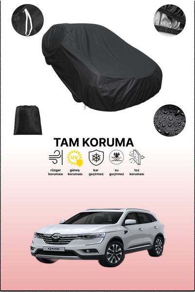dokaca Black Renault Samsung Qm6 Compatible Car Cover, Protective Cover, Auto...