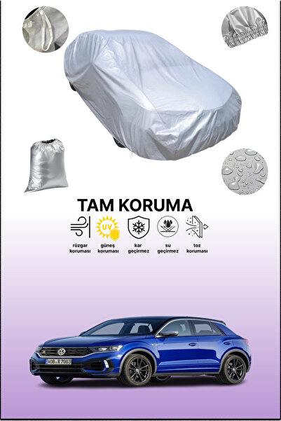 dokaca غطاء سيارة رمادي متوافق مع فولكس فاجن تي-روك آر 2019 - 2021، غطاء سيارة، غطاء واقي