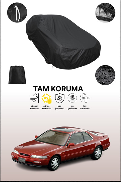 dokaca غطاء سيارة متوافق مع سيارة هوندا ليجند كوبيه 1988 - 1991 باللون الأسود...