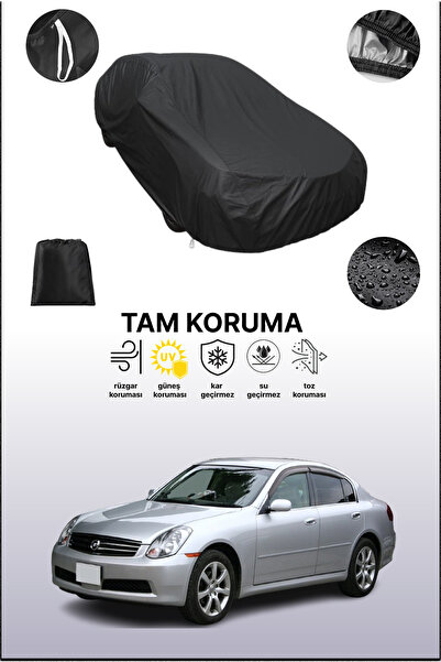 dokaca Black Nissan Skyline Xi Compatible Car Cover, Protective Cover, Auto T...