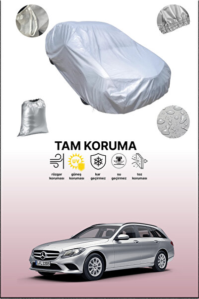 dokaca Gray Mercedes C-Class T-Modell (S205) 2014 - 2018 Compatible Auto Tarp...