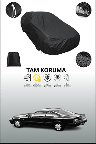 dokaca غطاء سيارة متوافق مع سيارة هوندا ليجند 2 كوبيه باللون الأسود، غطاء حماية، غطاء سيارة