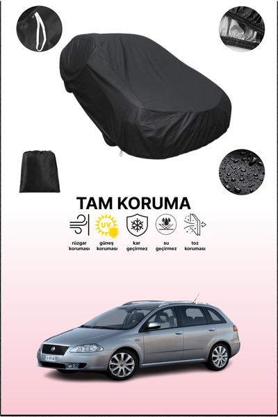 dokaca غطاء سيارة متوافق مع فيات كروما 2005 - 2011، لون أسود، غطاء واقي، غطاء...