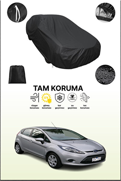 dokaca غطاء سيارة متوافق مع سيارة فورد فييستا 7 باللون الأسود، غطاء حماية، غط...