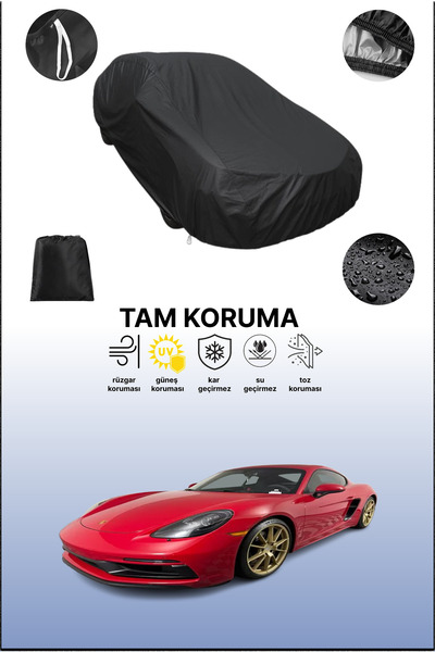 dokaca غطاء سيارة متوافق مع سيارة بورش 718 كايمان جي تي إس 4.0 2019 - 2021، غ...