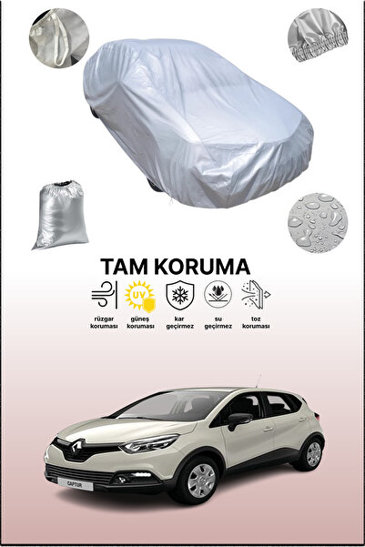 dokaca غطاء سيارة رمادي متوافق مع رينو كابتشر 2013 - 2017، غطاء سيارة، غطاء واقي