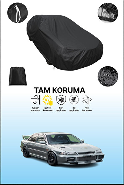 dokaca غطاء سيارة متوافق مع ميتسوبيشي لانسر 3 باللون الأسود، غطاء واقي، غطاء ...