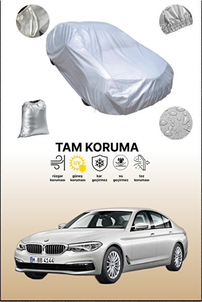 dokaca غطاء سيارة متوافق مع سيارة بي إم دبليو 5 سيريز (520I) باللون الرمادي، غطاء سيارة، غطاء واقي