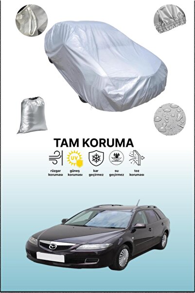 dokaca غطاء سيارة رمادي متوافق مع مازدا 6 1 كومبي، غطاء سيارة، غطاء واقي