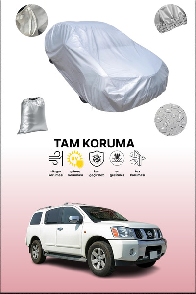 dokaca غطاء سيارة رمادي متوافق مع نيسان أرمادا 2003 - 2008، غطاء سيارة، غطاء ...