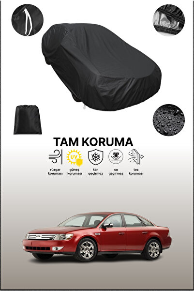 dokaca غطاء سيارة متوافق مع فورد توروس 2007 - 2009 باللون الأسود، غطاء واقي، ...