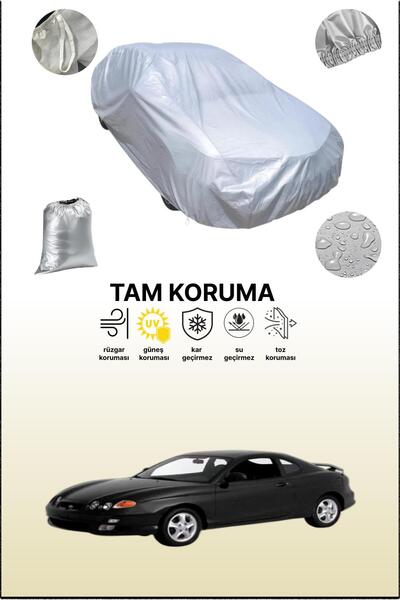 dokaca Gray Hyundai Coupe 1 Compatible Car Cover, Car Tarpaulin, Protective C...