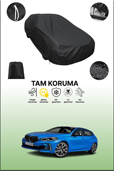 dokaca غطاء سيارة متوافق مع سيارة بي إم دبليو 1 سيريز 2019 - 2021، غطاء واقي، غطاء سيارة أسود