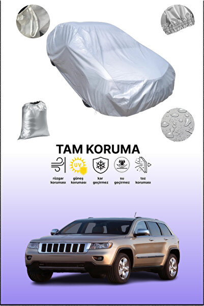 dokaca غطاء سيارة رمادي متوافق مع جيب شيروكي 2013 - 2018، غطاء سيارة، غطاء واقي