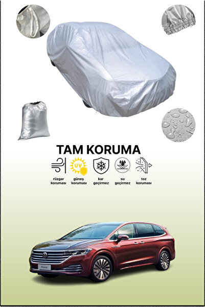 dokaca غطاء سيارة رمادي متوافق مع فولكس فاجن فيلوران، غطاء سيارة، غطاء واقي