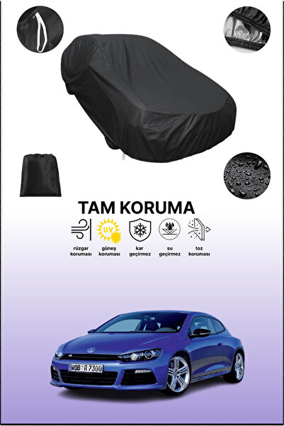 dokaca غطاء سيارة متوافق مع فولكس فاجن سيروكو آر 2009 - 2014، غطاء واقي، غطاء سيارة أسود