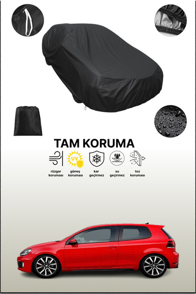 dokaca غطاء سيارة متوافق مع فولكس فاجن جولف VI ثلاثي الأبواب 2008 - 2012، غطا...
