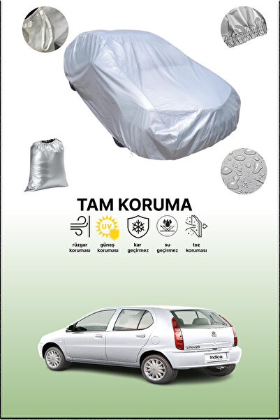 dokaca غطاء سيارة رمادي متوافق مع تاتا إنديجو، غطاء سيارة، غطاء واقي