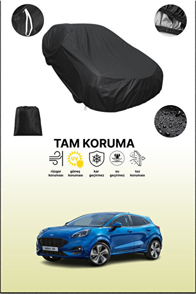 dokaca غطاء سيارة متوافق مع فورد بوما 2019 - 2021 باللون الأسود، غطاء واقي، غ...