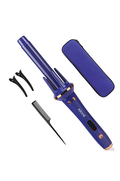 RİOMİ Otomatik Saç Maşası Kalın Su Dalgası 25 Mm Extra Uzun Başlıklı Riomi