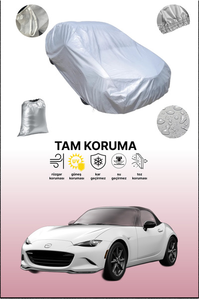 dokaca غطاء سيارة رمادي متوافق مع مازدا MX-5 4، غطاء سيارة، غطاء واقي