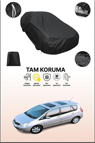 dokaca غطاء سيارة متوافق مع تويوتا كورولا فيرسو 2002 - 2004، أسود اللون، غطاء...