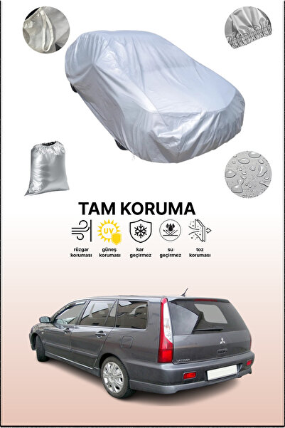 dokaca غطاء سيارة رمادي متوافق مع ميتسوبيشي لانسر كومبي 2003 - 2006، غطاء سيا...