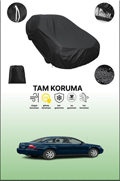 dokaca غطاء سيارة متوافق مع فورد فايف هاندرد باللون الأسود، غطاء واقي، غطاء س...