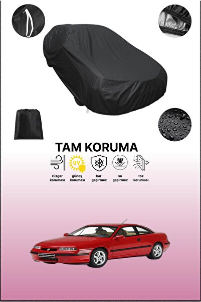 dokaca غطاء سيارة متوافق مع أوبل كاليبرا باللون الأسود، غطاء واقي، غطاء سيارة