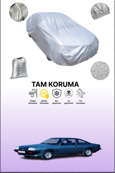 dokaca غطاء سيارة رمادي متوافق مع أوبل مانتا 1975 - 1989، غطاء سيارة، غطاء واقي