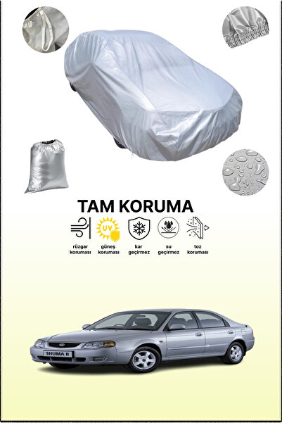 dokaca غطاء سيارة رمادي متوافق مع كيا شوما 2001 - 2004، غطاء سيارة، غطاء واقي