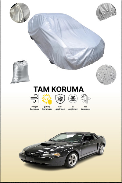 dokaca غطاء سيارة رمادي متوافق مع فورد موستانج كابريوليه 2004 - 2008، غطاء سي...