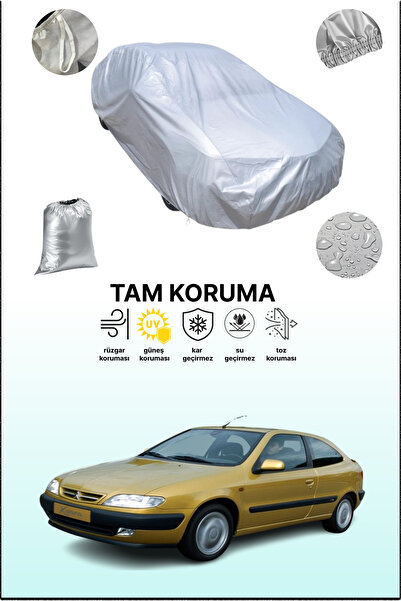 dokaca غطاء سيارة رمادي متوافق مع سيتروين كوزارا كوبيه 1998 - 2000، غطاء سيارة، غطاء واقي