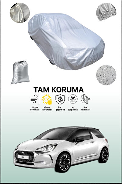 dokaca غطاء سيارة رمادي متوافق مع سيتروين دي إس 3، غطاء سيارة، غطاء واقي