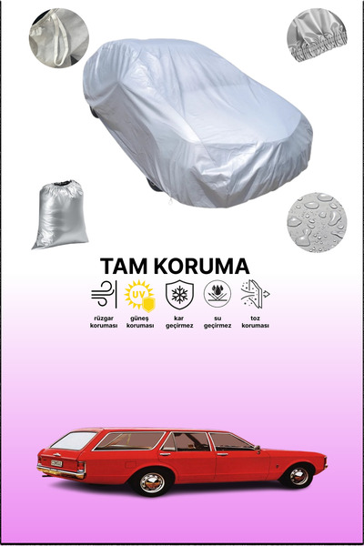 dokaca غطاء سيارة رمادي متوافق مع فورد كونسول تورنييه، غطاء سيارة، غطاء واقي