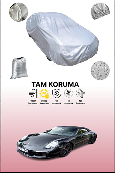 dokaca غطاء سيارة رمادي متوافق مع بورش 911 كاريرا جي تي إس كابريوليه 2014 - 2...