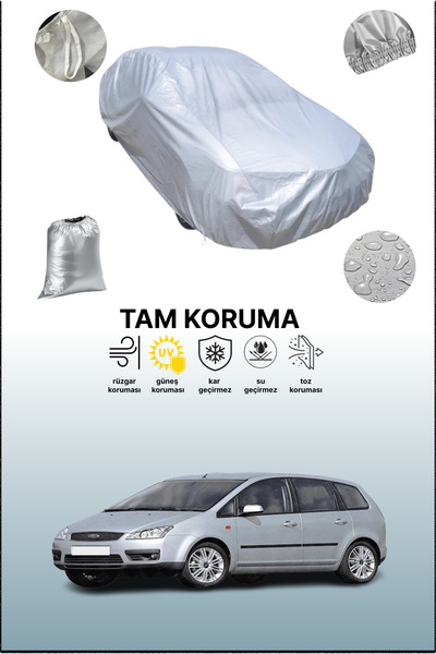 dokaca غطاء سيارة رمادي متوافق مع فورد فوكس سي-ماكس 2003 - 2007، غطاء سيارة، ...